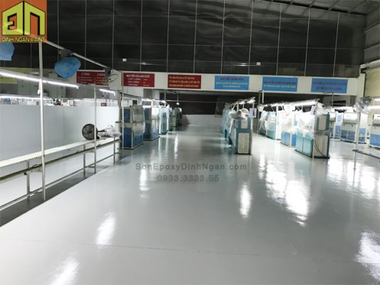 Sơn Epoxy Nhà máy may quần áo