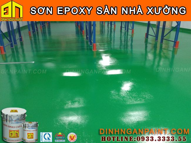 Sơn epoxy sàn nhà xưởng quận Tân Phú